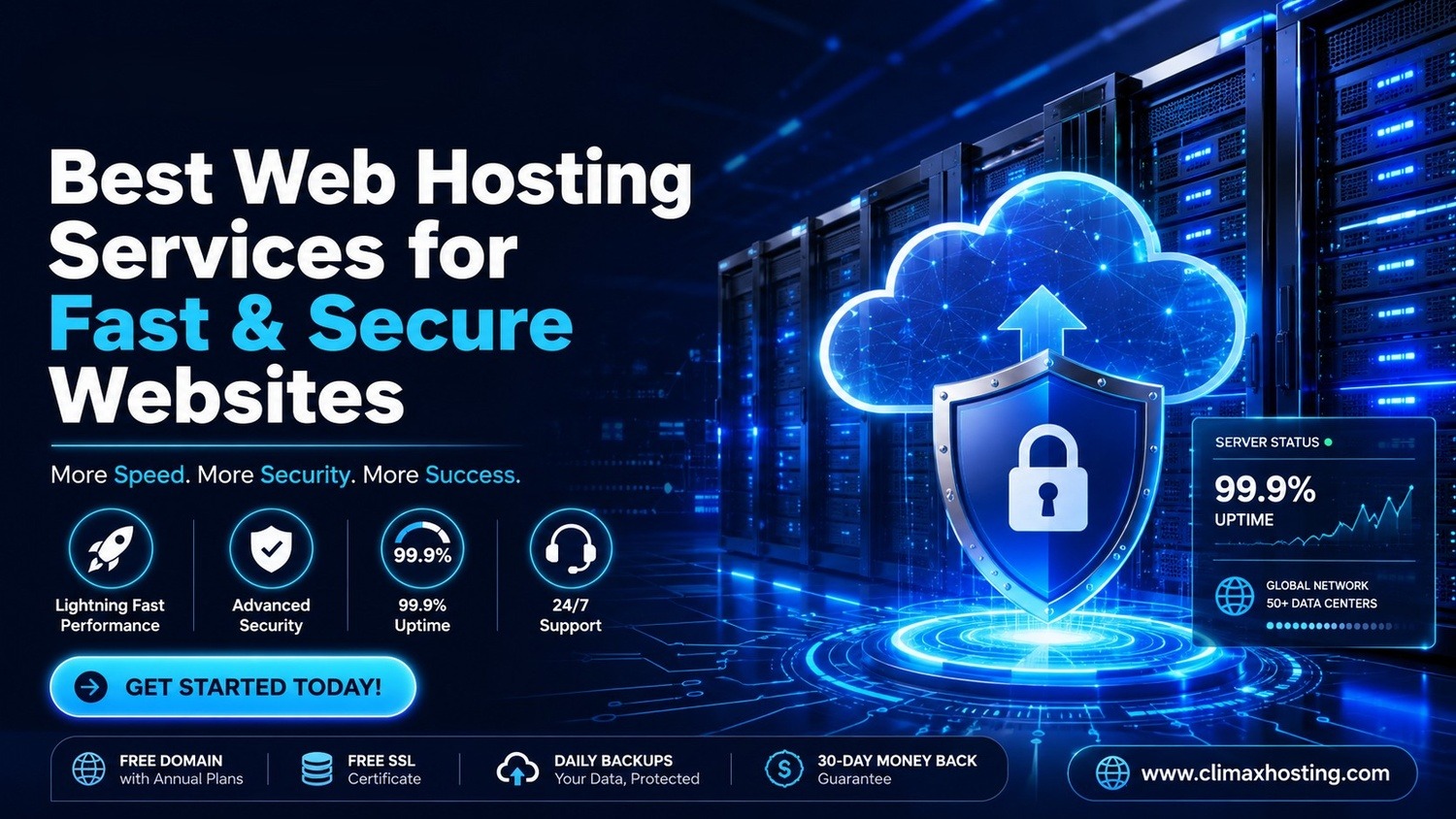 Best Web Hosting Services for Fast & Secure Websites – Climax Hosting
