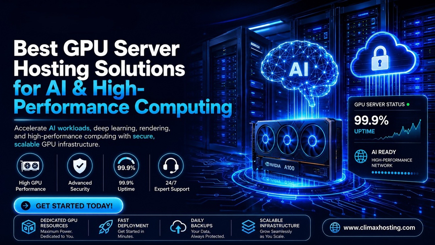 Best GPU Server Hosting Solutions for AI & High-Performance Computing – Climax Hosting